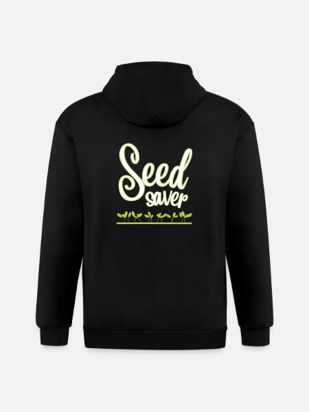 Seed Saver - Gildan Heavy Blend Adult Zip Hoodie - black