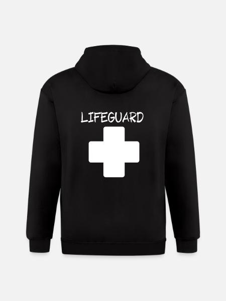 LIFEGUARD - Gildan Heavy Blend Adult Zip Hoodie - black