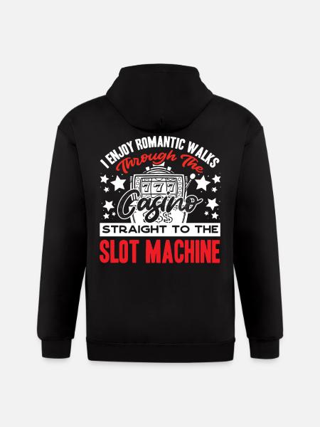 Slot Machine, Slots, Gambling - Gildan Heavy Blend Adult Zip Hoodie - black