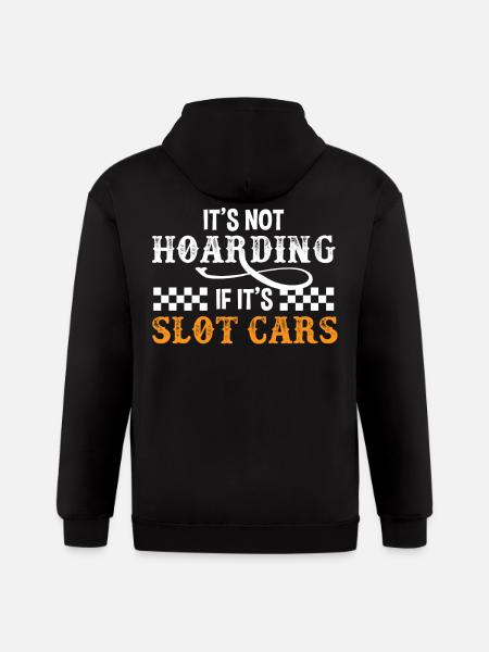 Slot Car, SlotCar Racing - Gildan Heavy Blend Adult Zip Hoodie - black