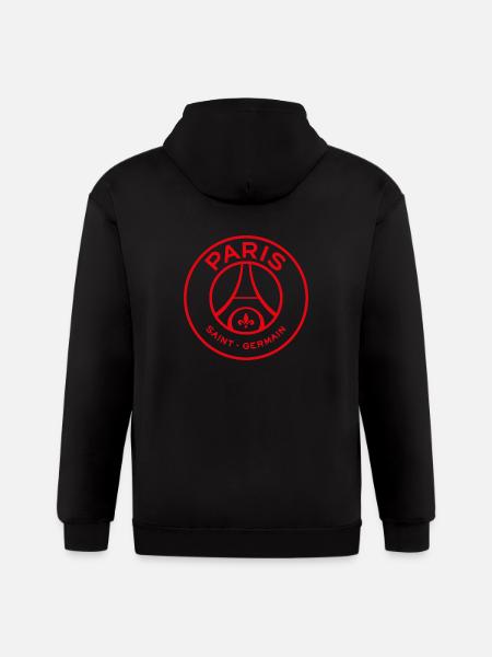 PSG PARIS - Gildan Heavy Blend Adult Zip Hoodie - black