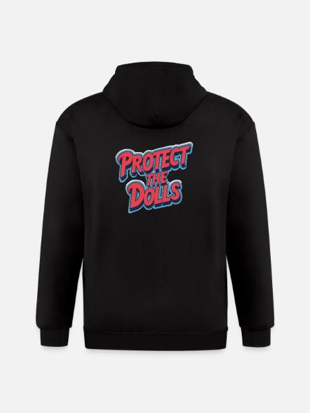 Protect the Dolls - Gildan Heavy Blend Adult Zip Hoodie - black