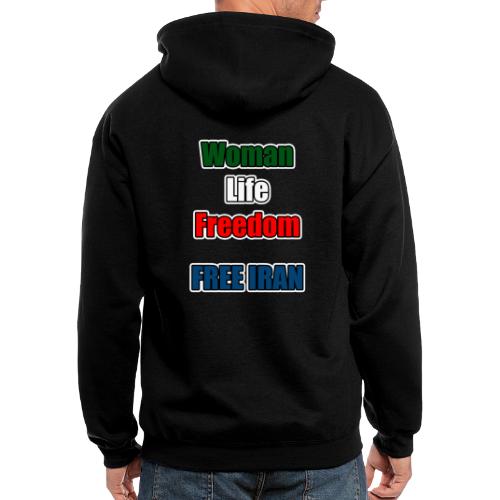 Woman Life Freedom - Men's Zip Hoodie