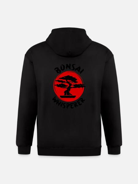 Bonsai Whisperer - Gildan Heavy Blend Adult Zip Hoodie - black
