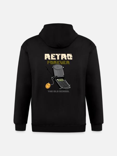 phone - Gildan Heavy Blend Adult Zip Hoodie - black