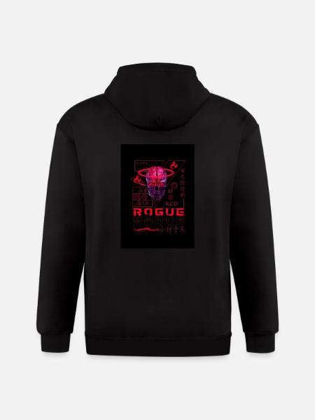 Rogue Black - Gildan Heavy Blend Adult Zip Hoodie - black