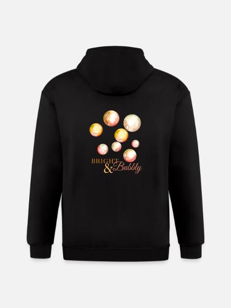 Bubbles - Gildan Heavy Blend Adult Zip Hoodie - black