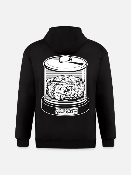Abby Normal - Gildan Heavy Blend Adult Zip Hoodie - black
