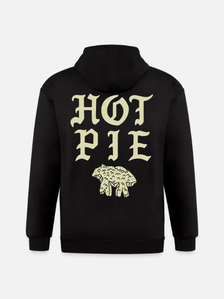 Hot Pie - Gildan Heavy Blend Adult Zip Hoodie - black