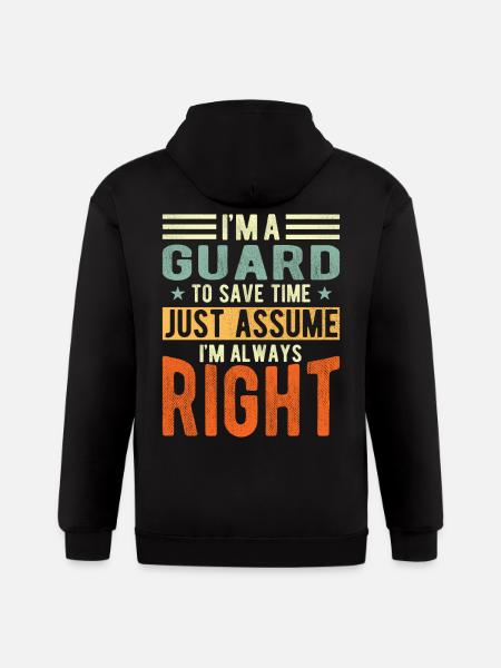 Guard - Gildan Heavy Blend Adult Zip Hoodie - black