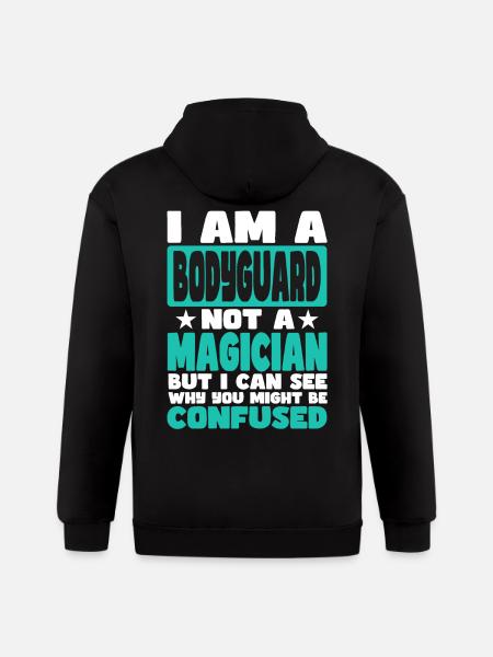 Bodyguard - Gildan Heavy Blend Adult Zip Hoodie - black