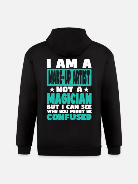 Make-up Artist - Gildan Heavy Blend Adult Zip Hoodie - black