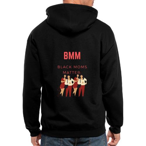 BMM wht bg - Men's Zip Hoodie