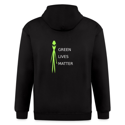 Green Live Matter - Men's Zip Hoodie