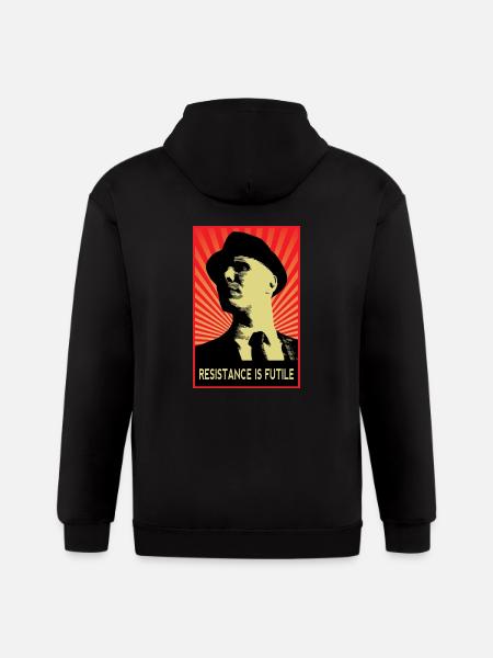 Observer Fringe - Gildan Heavy Blend Adult Zip Hoodie - black
