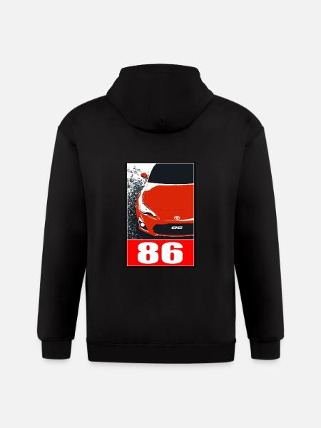 Toyota 86 (2) - Gildan Heavy Blend Adult Zip Hoodie - black