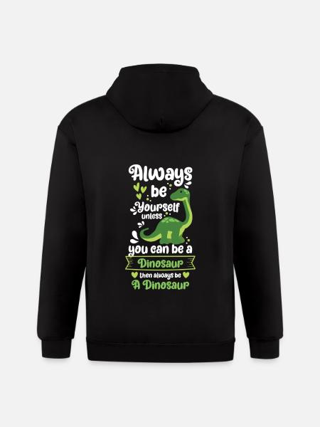 Prehistoric Times - Gildan Heavy Blend Adult Zip Hoodie - black