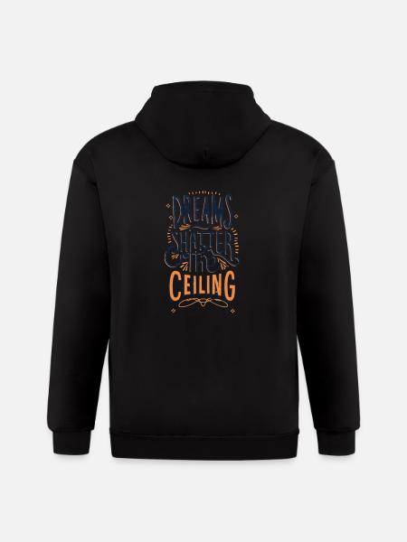 Unleash Your Ambition - Gildan Heavy Blend Adult Zip Hoodie - black