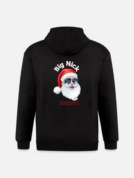Big nick energy t-shirt - Gildan Heavy Blend Adult Zip Hoodie - black