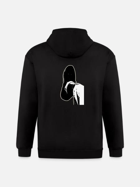 Foot Path Design - Gildan Heavy Blend Adult Zip Hoodie - black