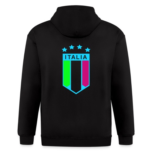 4 Star Italia Shield - Men's Zip Hoodie