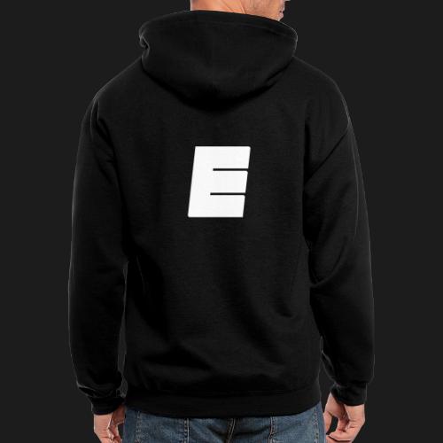 White E Design - Men's Zip Hoodie