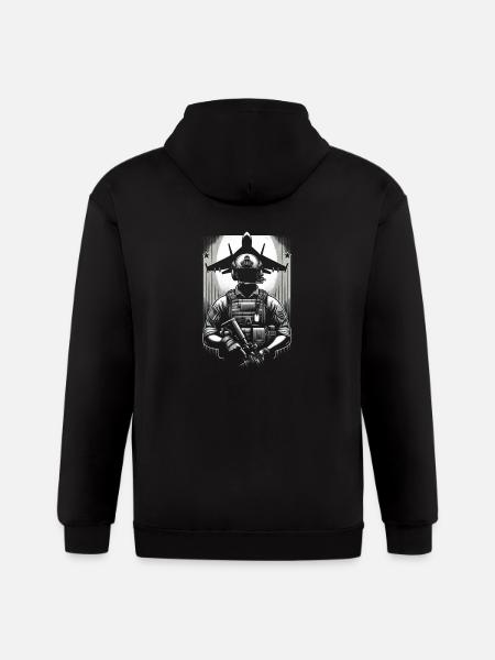 Guardian of the Skies - Gildan Heavy Blend Adult Zip Hoodie - black
