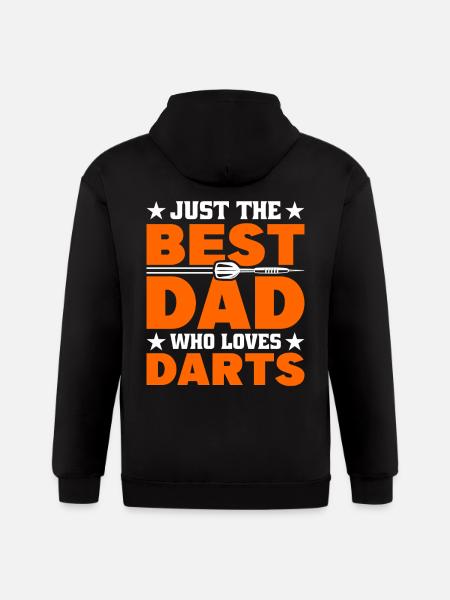 Darts Dart Player - Gildan Heavy Blend Adult Zip Hoodie - black