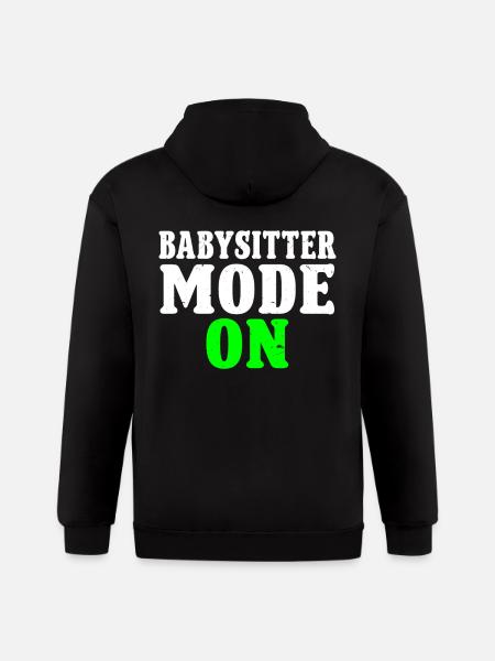 Babysitter Babysitting - Gildan Heavy Blend Adult Zip Hoodie - black