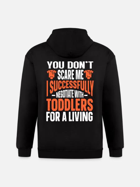 Babysitter Babysitting - Gildan Heavy Blend Adult Zip Hoodie - black
