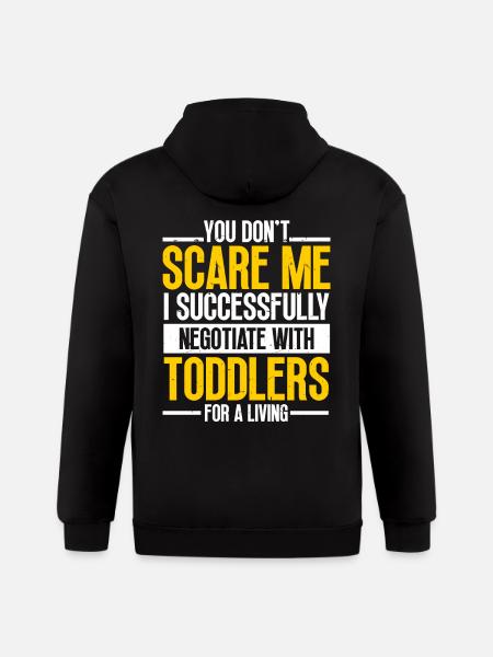 Babysitter Babysitting - Gildan Heavy Blend Adult Zip Hoodie - black
