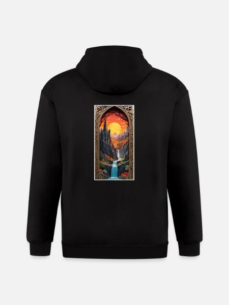 Fantastic Journey - Gildan Heavy Blend Adult Zip Hoodie - black