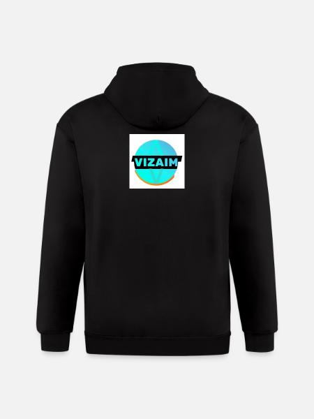 Vizaim wear - Gildan Heavy Blend Adult Zip Hoodie - black