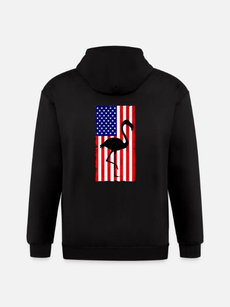 4th Of July - Gildan Heavy Blend Adult Zip Hoodie - black