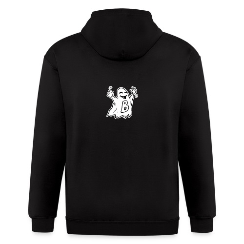 Ghost B For Boo t-shirt design - Men's Zip Hoodie