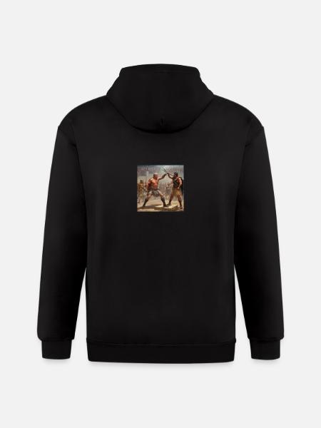Gladiator - Gildan Heavy Blend Adult Zip Hoodie - black