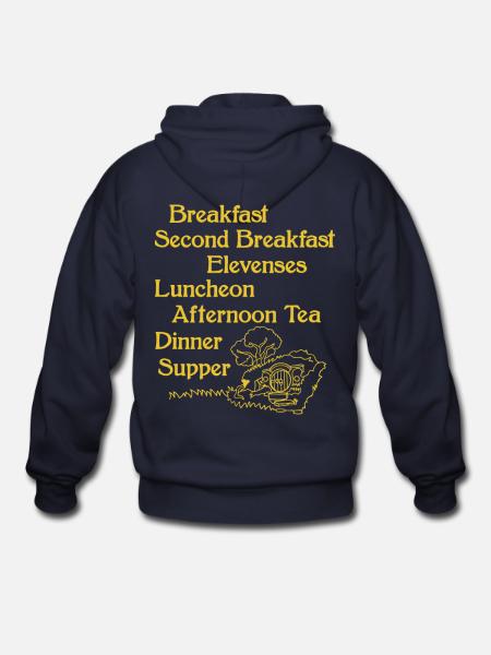 Shire Meals - Gildan Heavy Blend Adult Zip Hoodie - navy