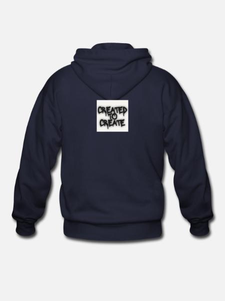 Created to Create - Gildan Heavy Blend Adult Zip Hoodie - navy