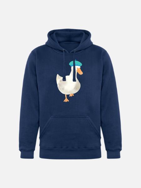 Ducky - Unisex Heavyweight Hoodie - true navy