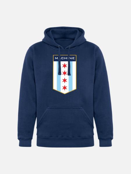 Chicago Machine 1 1 - Unisex Heavyweight Hoodie - true navy