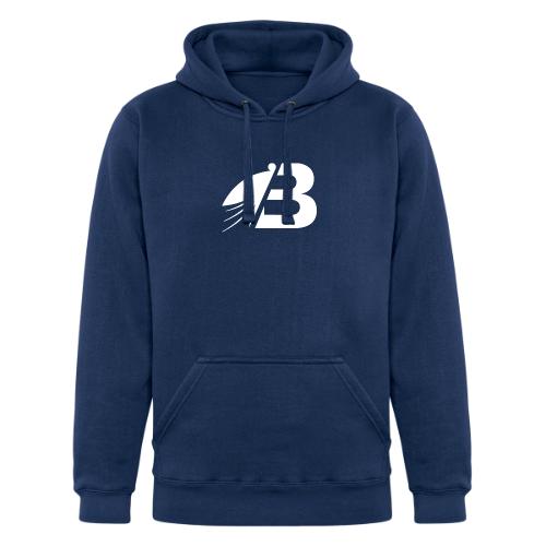 Bluefly Logomark - White - Unisex Heavyweight Hoodie