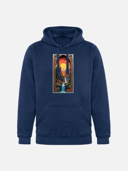 Fantastic Journey - Unisex Heavyweight Hoodie - true navy