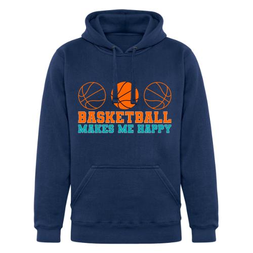 Basketball makes me happy - Unisex Heavyweight Hoodie