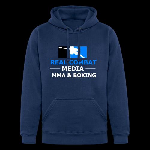RCM MMA & BOXING Light Blue White Text - Unisex Heavyweight Hoodie