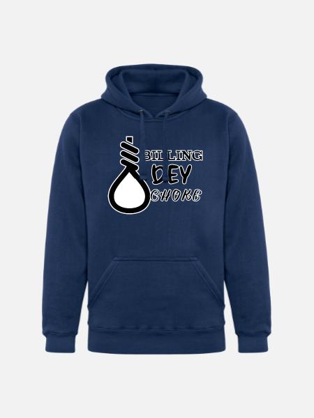 Billing is choking funny - Unisex Heavyweight Hoodie - true navy