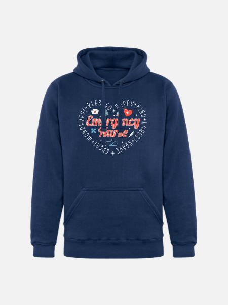 Emergency Nurse - Unisex Heavyweight Hoodie - true navy