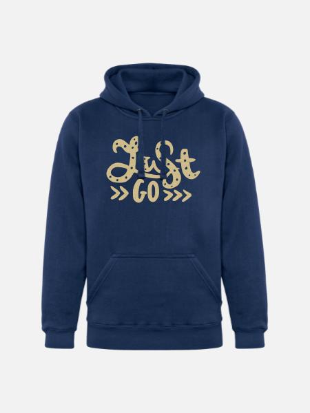 just Go - Unisex Heavyweight Hoodie - true navy