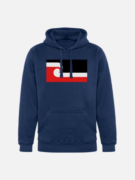 Maori Flag - Unisex Heavyweight Hoodie - true navy