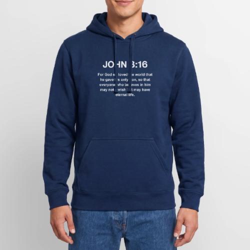 John 3:16 Christian Apparel – White - Unisex Heavyweight Hoodie