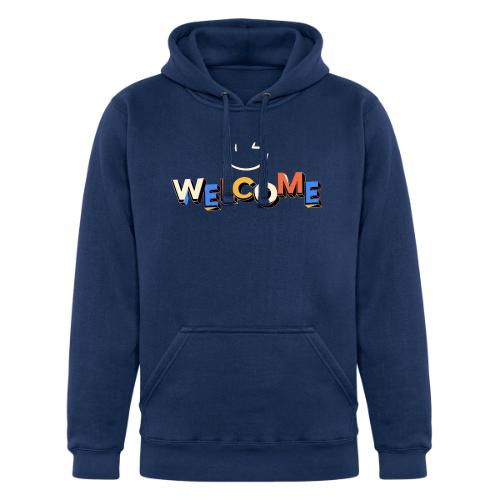 Smile and welcome design - Unisex Heavyweight Hoodie